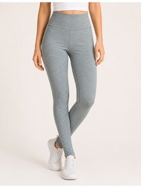 Athleta Elation Over The Heel Tight M Gray High Rise Leggings